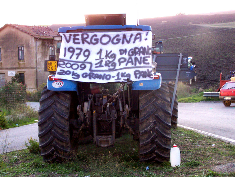 Valledolmo: Continua la protesta degli agricoltori